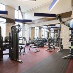 fitness room with gym equipment